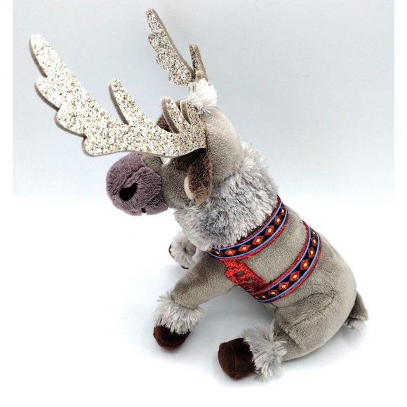Sparkle Sven Reindeer Disney Frozen II Plush 6.5" Antlers 2019 Ty Beanie Baby - Picture 2 of 11